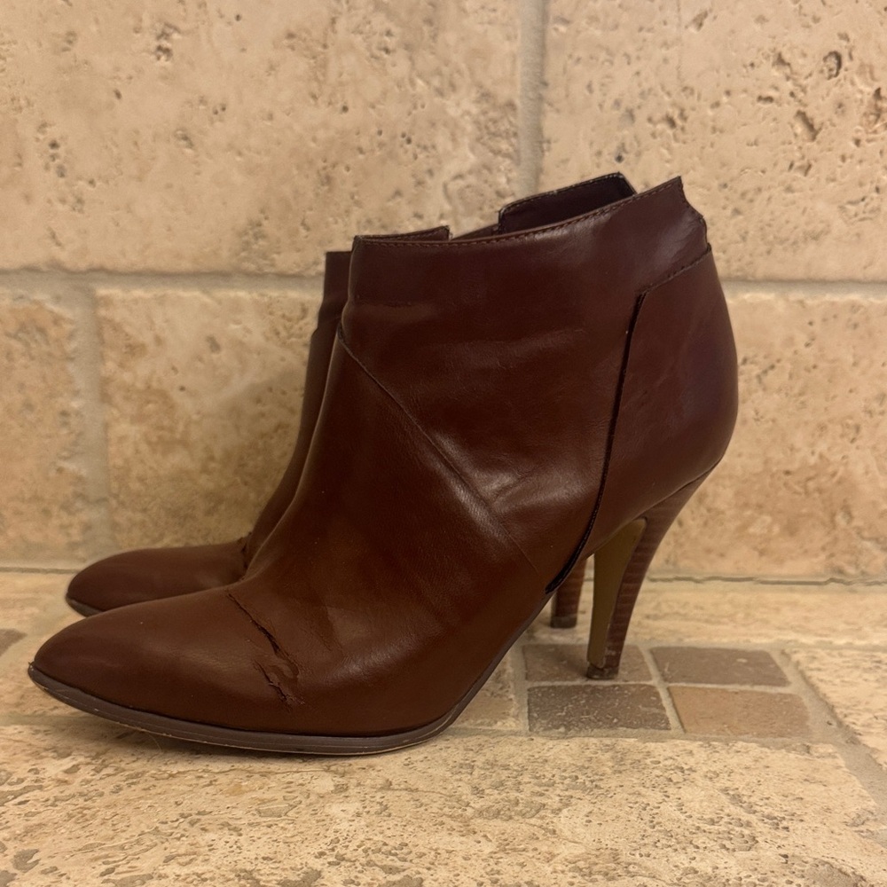 Carlos by Carlos Santana Dark Brown Ankle Booties